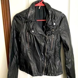 Free People Faux Leather Jacket
